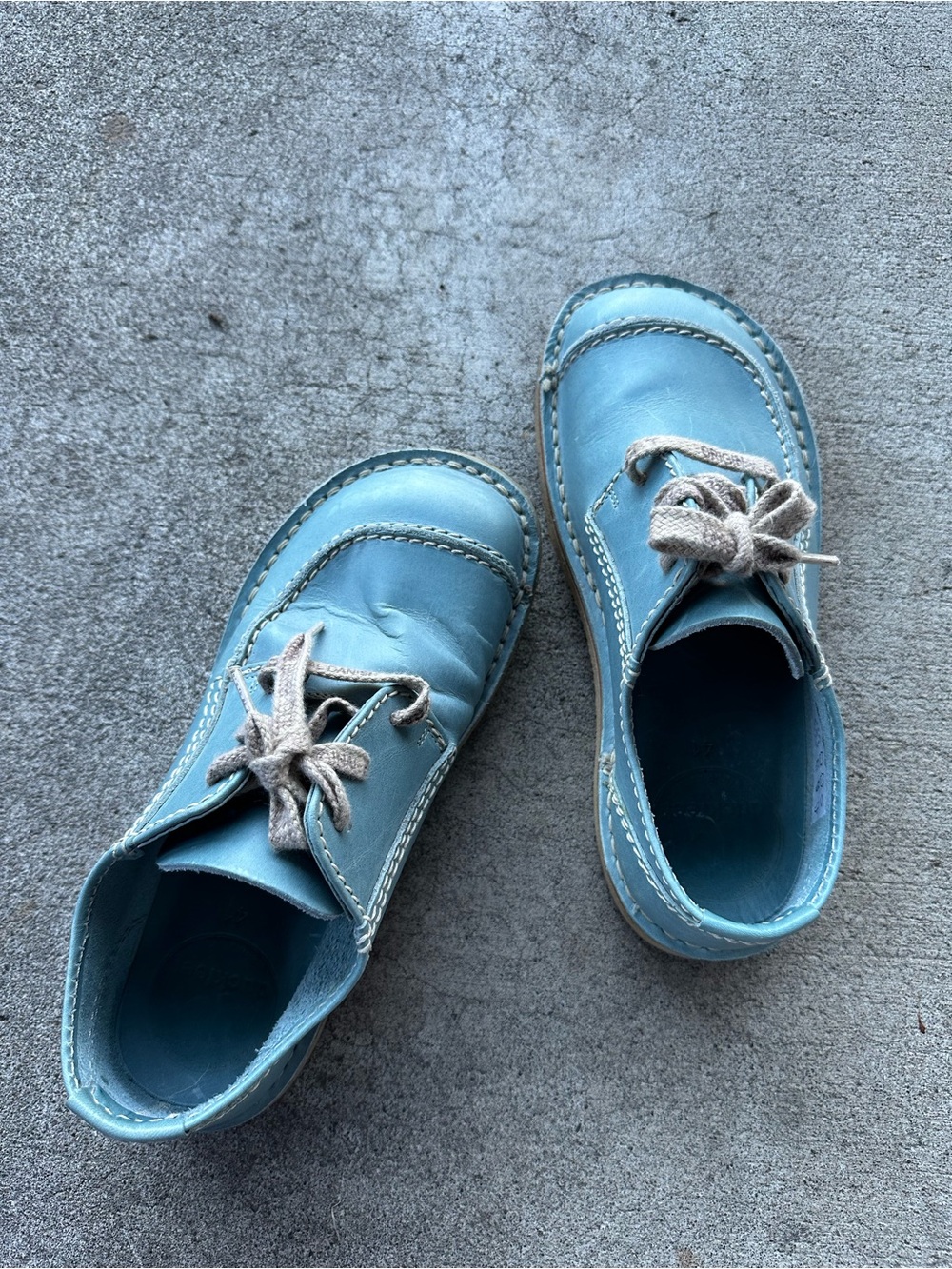 Duckfeet Fyn Lace Up Derby Leather Shoes in Jeans Size EU 41 - Picture 2 of 9